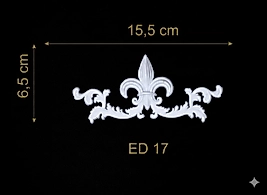 ED-17 Dekoratif Esnek Aplik (2'li)