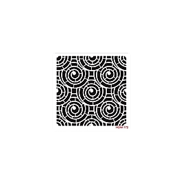 HOME DECOR MİDİ STENCİL 22*22 CM HDM-172