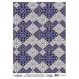 DESENLİ ALTIN VARAK PİRİNÇ DEKOPAJ 30*42 CM MODEL 046