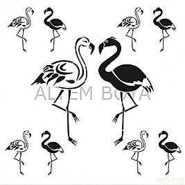 Home Decor (Duvar) Stencıl 45*45 cm HD-176