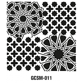 GRUNGE STENCIL MİNİ GCSM-011 25X25