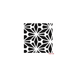 HOME DECOR MİDİ STENCİL 22*22 CM HDM-129