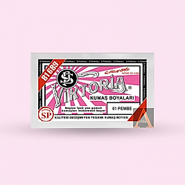 Toz Kumaş Boyası Pembe V-01