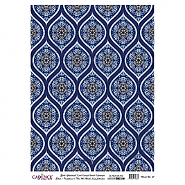 DESENLİ GÜMÜŞ VARAK PİRİNÇ DEKOPAJ 30*42 CM MODEL 021