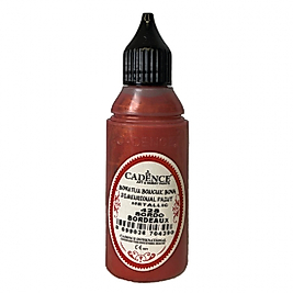 Boyutlu Boncuk Boya Bordo 50 ml B-428