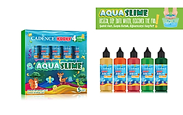 Kooky Aqua Slime Orman Hayvanları Seti 5X90ML