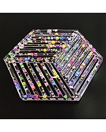 Beton ve Epoksi Silikon Bardak Altı Kalıbı - Altıgen -Kod:194