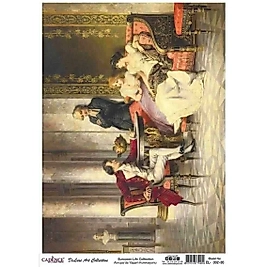 CADENCE DELUXE ART AVRUPA'DA YAŞAM PİRİNÇ DEKOPAJ MODEL EL-002 (30X42)