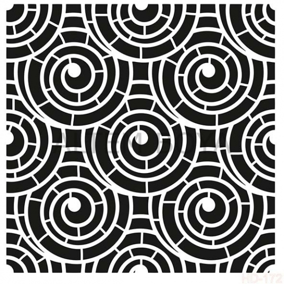 Home Decor (Duvar) Stencıl 45*45 cm HD-172