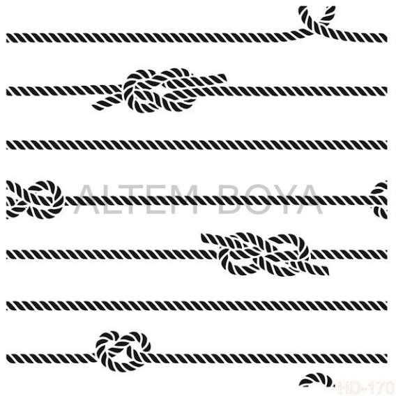 Home Decor (Duvar) Stencıl 45*45 cm HD-170