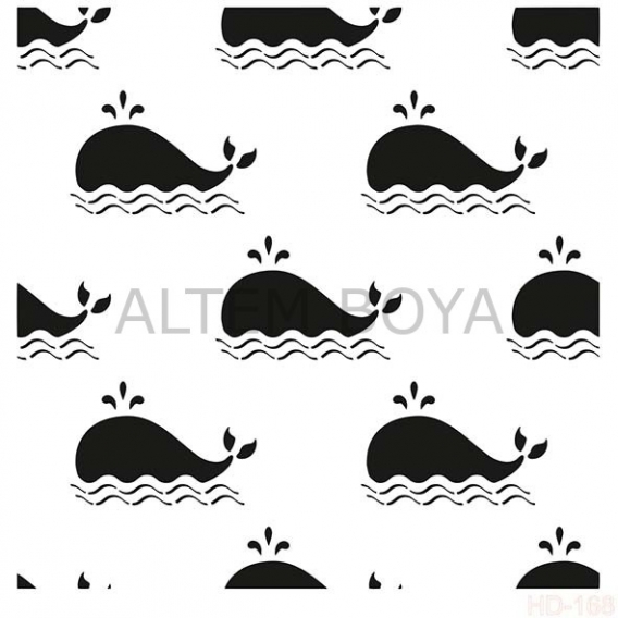 Home Decor (Duvar) Stencıl 45*45 cm HD-168