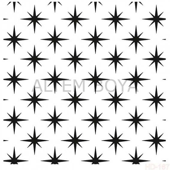 Home Decor (Duvar) Stencıl 45*45 cm HD-167