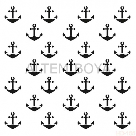 Home Decor (Duvar) Stencıl 45*45 cm HD-165