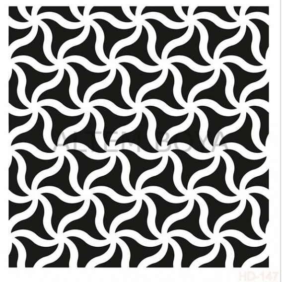 Home Decor (Duvar) Stencıl 45*45 cm HD-147