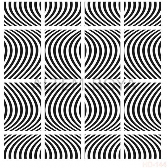 Home Decor (Duvar) Stencıl 45*45 cm HD-144