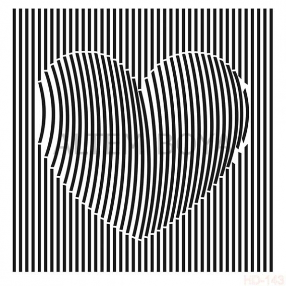 Home Decor (Duvar) Stencıl 45*45 cm HD-143