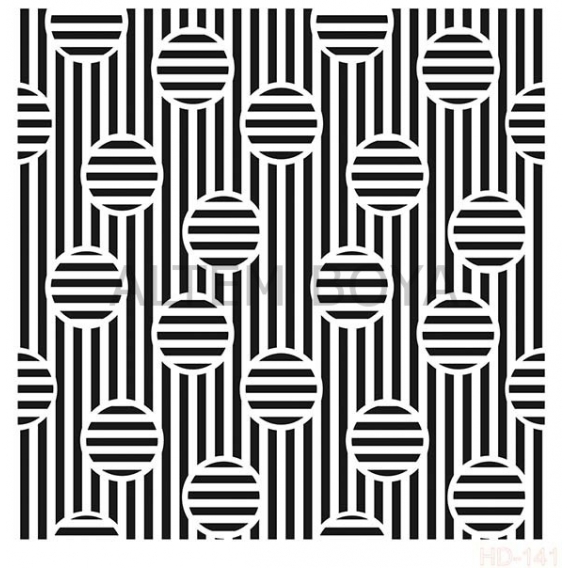 Home Decor (Duvar) Stencıl 45*45 cm HD-141