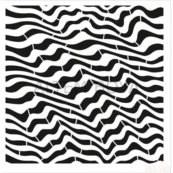 Home Decor (Duvar) Stencıl 45*45 cm HD-140