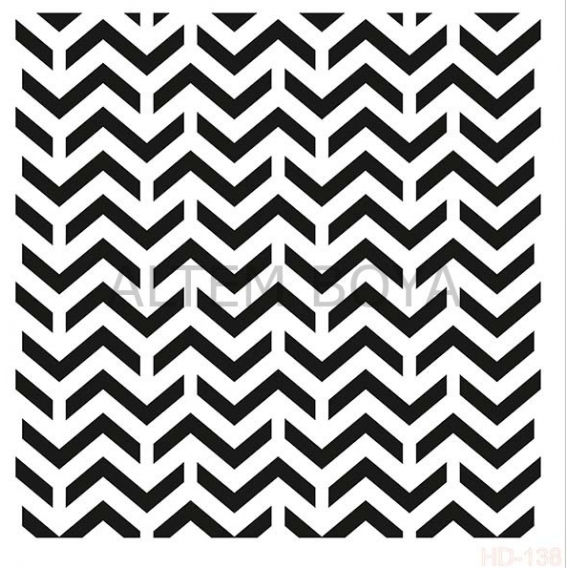 Home Decor (Duvar) Stencıl 45*45 cm HD-138