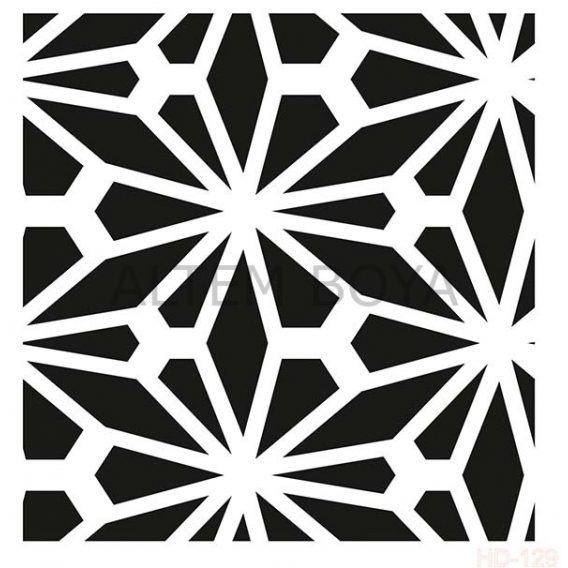 Home Decor (Duvar) Stencıl 45*45 cm HD-129