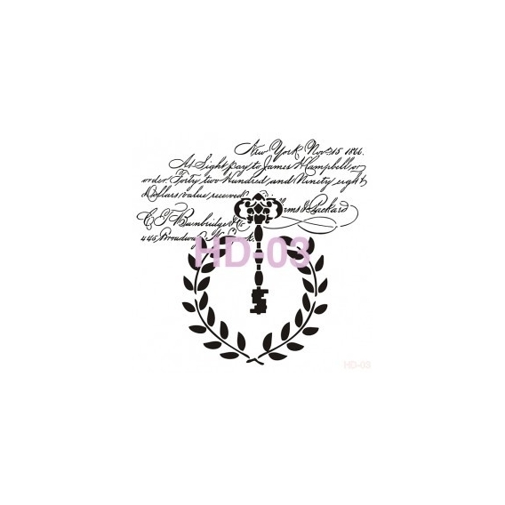 Home Decor (Duvar) Stencıl 45*45 cm HD-03