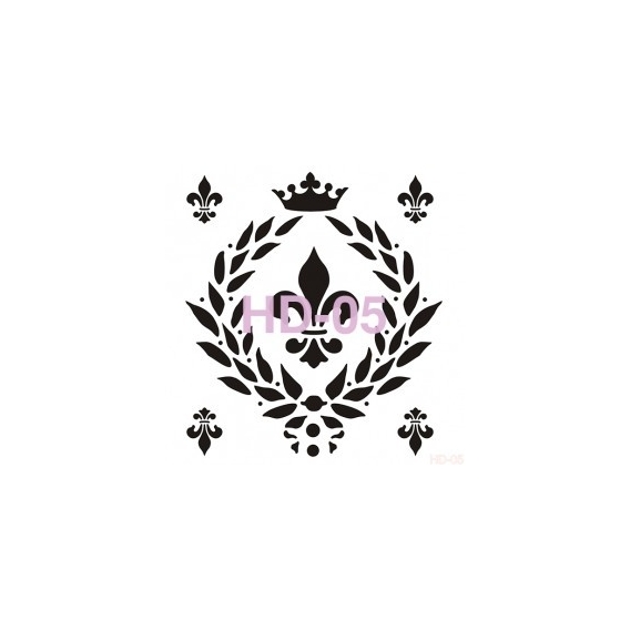 Home Decor (Duvar) Stencıl 45*45 cm HD-05