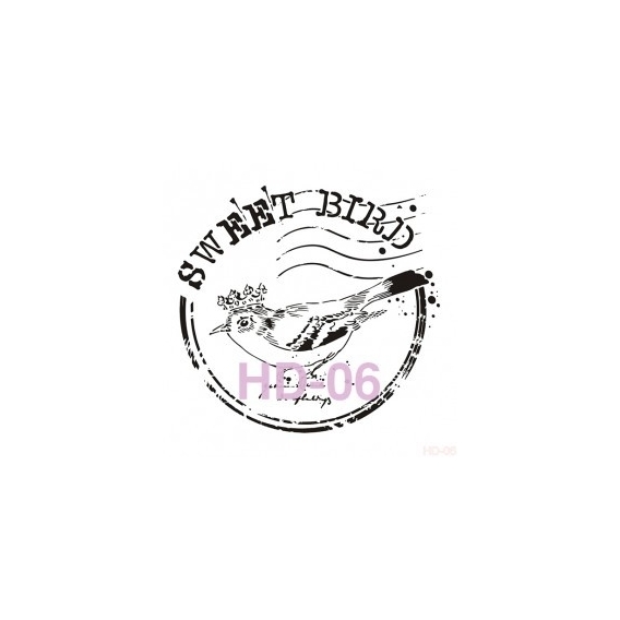 Home Decor (Duvar) Stencıl 45*45 cm HD-06