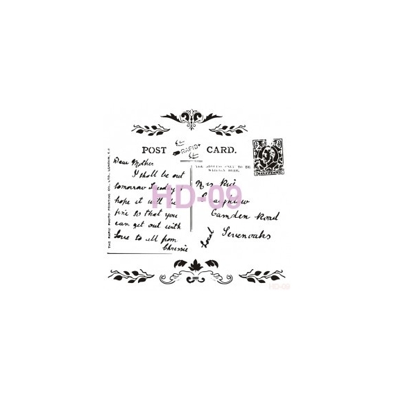 Home Decor (Duvar) Stencıl 45*45 cm HD-09