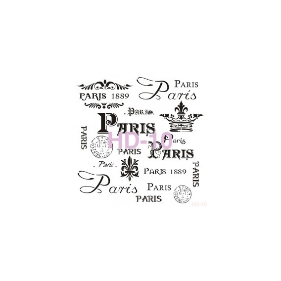 Home Decor (Duvar) Stencıl 45*45 cm HD-10