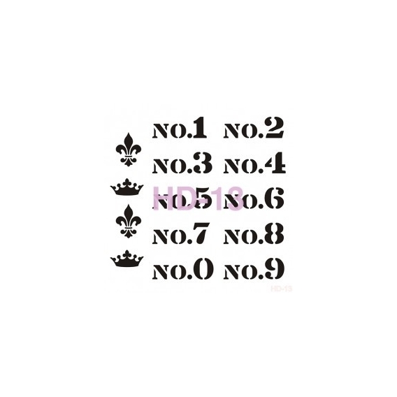 Home Decor (Duvar) Stencıl 45*45 cm HD-13