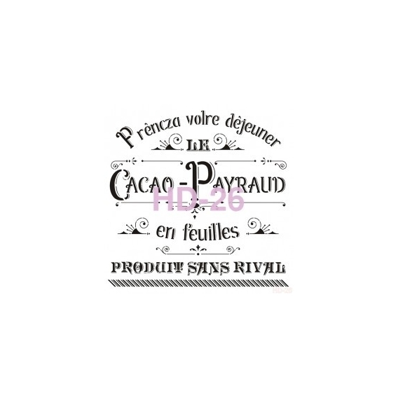 Home Decor (Duvar) Stencıl 45*45 cm HD-26