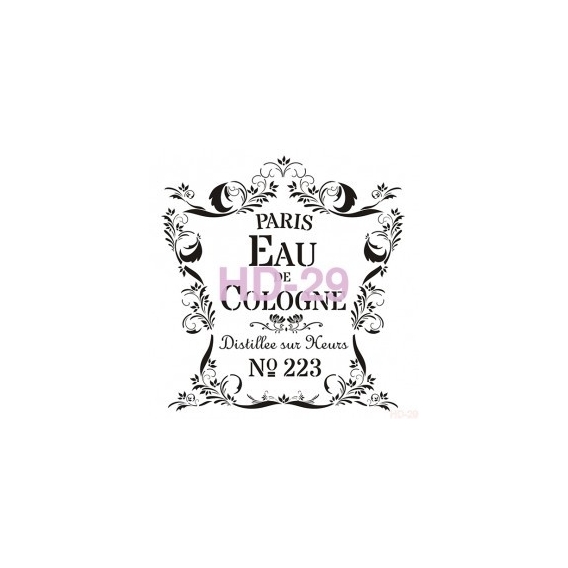 Home Decor (Duvar) Stencıl 45*45 cm HD-29