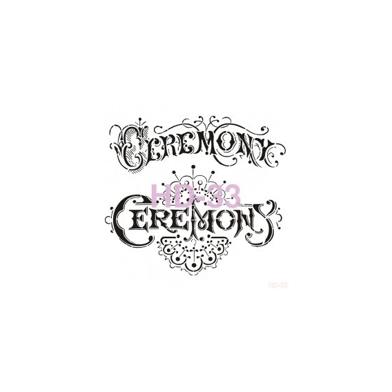 Home Decor (Duvar) Stencıl 45*45 cm HD-33