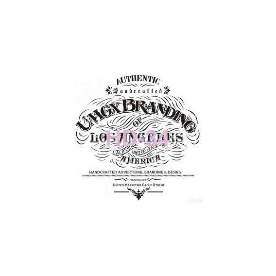 Home Decor (Duvar) Stencıl 45*45 cm HD-34