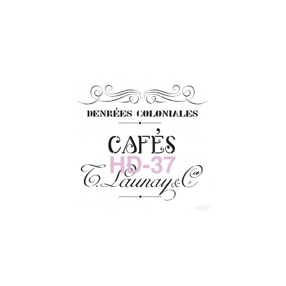 Home Decor (Duvar) Stencıl 45*45 cm HD-37