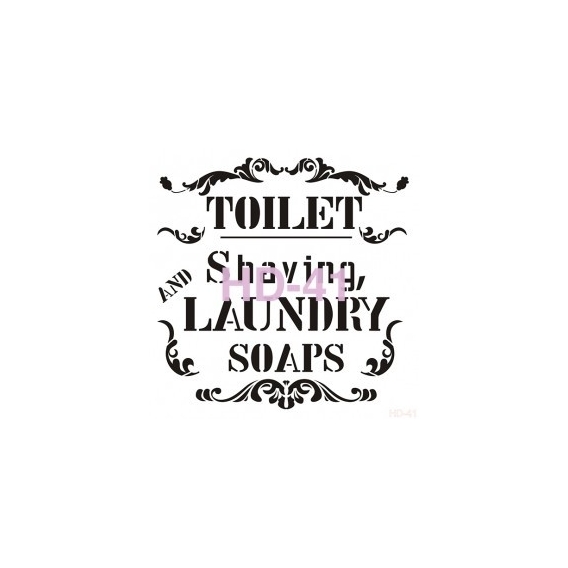 Home Decor (Duvar) Stencıl 45*45 cm HD-41