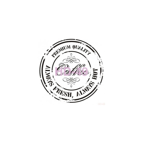 Home Decor (Duvar) Stencıl 45*45 cm HD-49