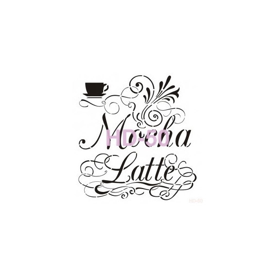 Home Decor (Duvar) Stencıl 45*45 cm HD-50