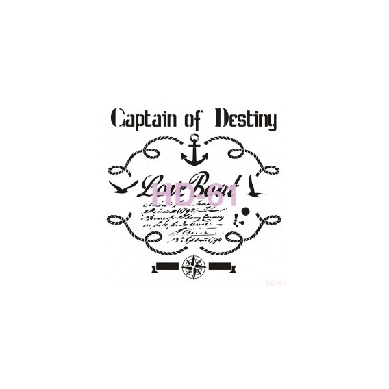 Home Decor (Duvar) Stencıl 45*45 cm HD-61