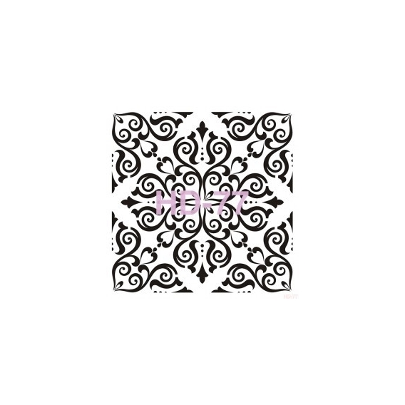 Home Decor (Duvar) Stencıl 45*45 cm HD-77