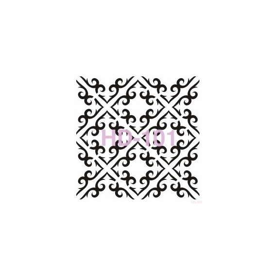 Home Decor (Duvar) Stencıl 45*45 cm HD-101