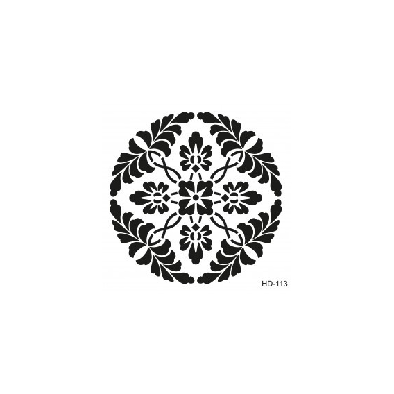 Home Decor (Duvar) Stencıl 45*45 cm HD-113