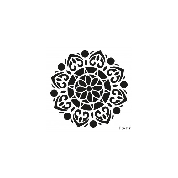 Home Decor (Duvar) Stencıl 45*45 cm HD-117