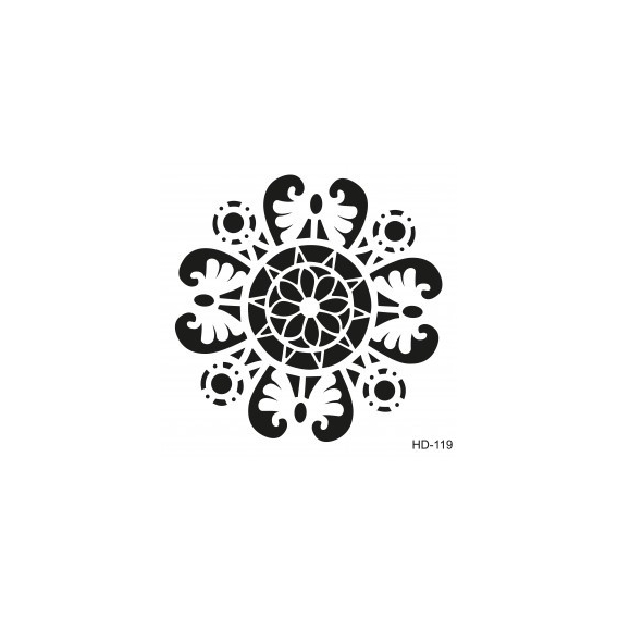 Home Decor (Duvar) Stencıl 45*45 cm HD-119