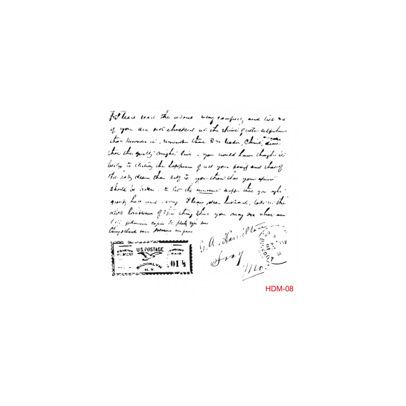 Home Decor Midi Stencil 22*22 cm hdm-08