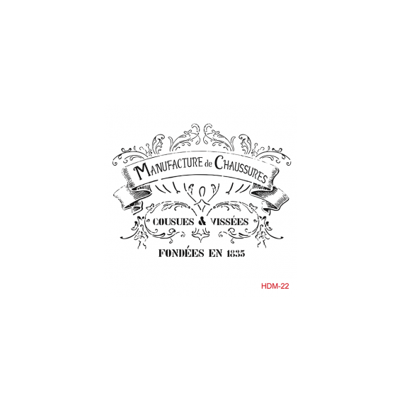 Home Decor Midi Stencil 22*22 cm hdm-22