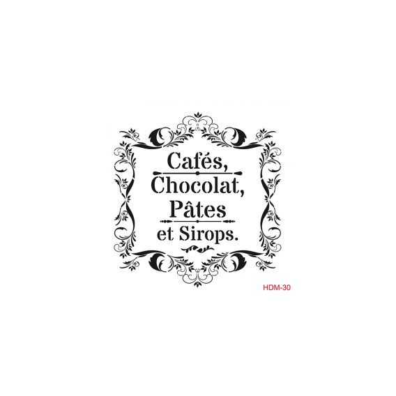 Home Decor Midi Stencil 22*22 cm hdm-30