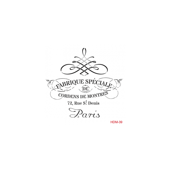 Home Decor Midi Stencil 22*22 cm hdm-39