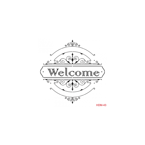 Home Decor Midi Stencil 22*22 cm hdm-43