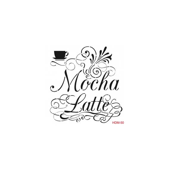 Home Decor Midi Stencil 22*22 cm hdm--50